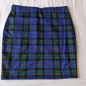 Revamped Plaid Mini Skirt